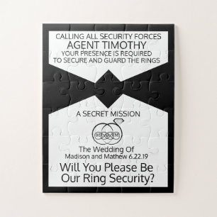 Ring Bearer Puzzle Invitation