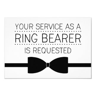 Ring Bearer Request | Groomsmen Card