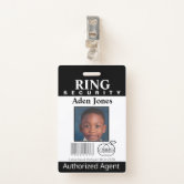 Ring hot sale bearer badge