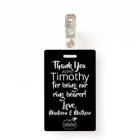 Ring Bearer Security Badge