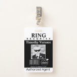 Ring Bearer Security Badge at Zazzle
