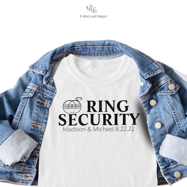 Ring Bearer Security T Shirt (How adorable does this Ring Bearer Security tee look paired with a denim jacket?)