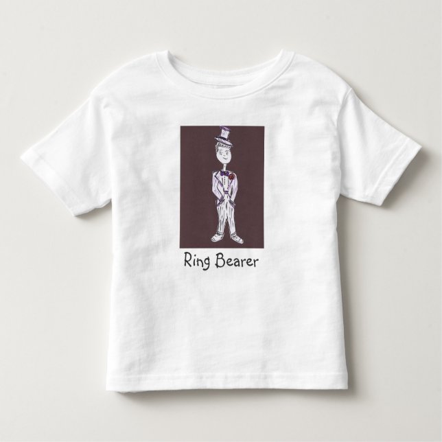 Ring Bearer Toddler T-shirt (Front)