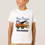 Ring Bearer Tow Truck T-shirt at Zazzle