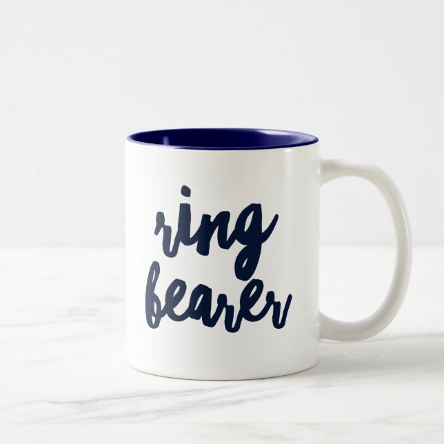 Ring Bearer Two-Tone Coffee Mug (Right)