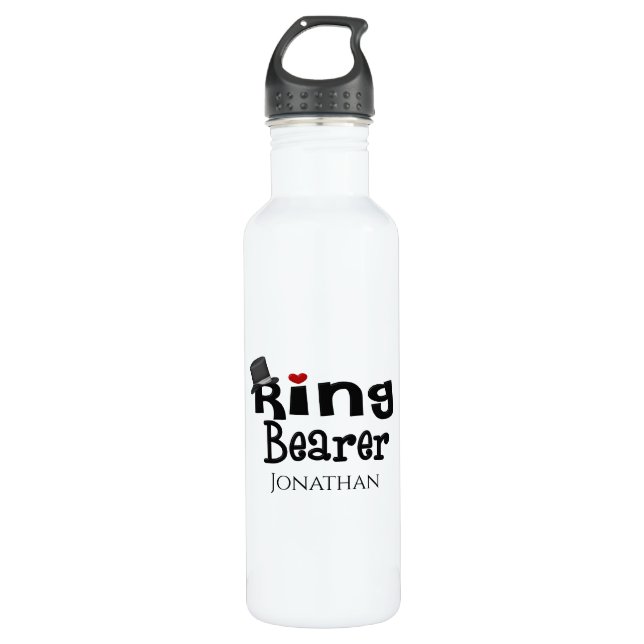 Ring Bearer Water Bottle (Front)