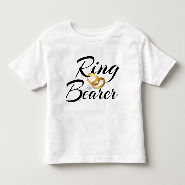 Ring Bearer Wedding Bands Toddler T-shirt (Front)