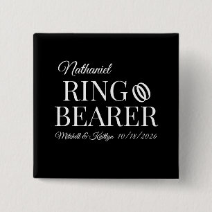 Ring Bearer Wedding Button