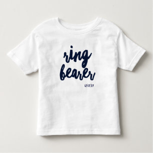 Ring Bearer Wedding Date Toddler T-shirt