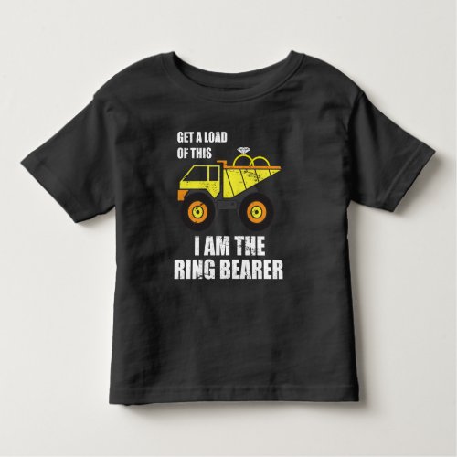 ring Bearer Wedding Gift Toddler T_shirt
