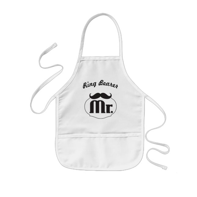 Ring Bearer Wedding Party Gifts Kids' Apron (Front)