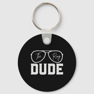 Ring Bearer Wedding Party Ring Security Dude Marri Keychain