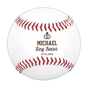 Ring Bearer Wedding Thank You Baseball