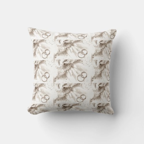 RING BEARERS WEDDING RINGS IN SLIVER PILLOW