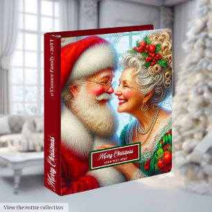 Ring Binder Christmas Memory Album Santa Claus