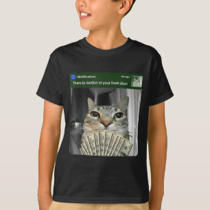 Ring Cat With Motion Meme T-Shirt