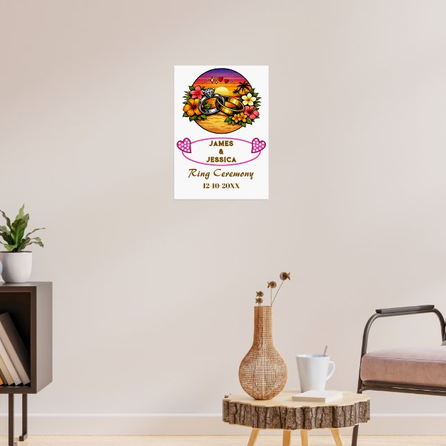 Ring ceremony poster (Living Room 3)