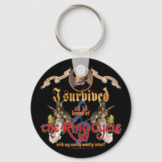 Ring Cycle Survivor Keychain