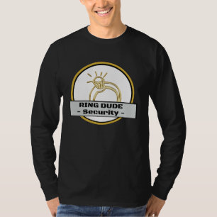 Ring Dude Security Ring Bearer Boys Wedding Party T-Shirt