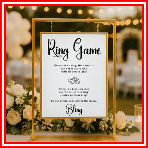 Ring Game Bridal Shower Games Elegant Games