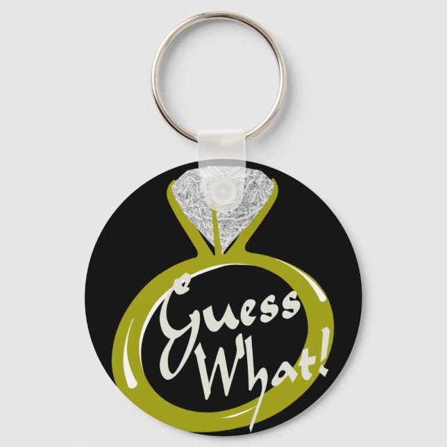 Ring/ Guess What Keychain (Front)
