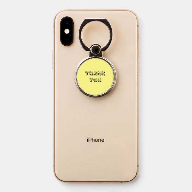 Ring Holder with thanks (On Phone)