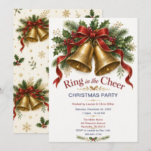 Ring in the Cheer Christmas Party Invitation