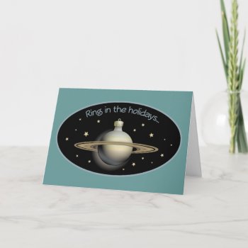 Ring In The Holidays Holiday Card by raginggerbils at Zazzle