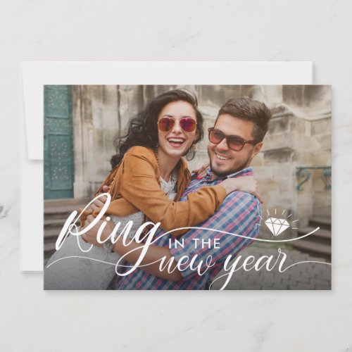 Ring In The New Year Wedding Save The Date Announcement