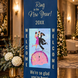 Ring in the New Year Welcome Banner