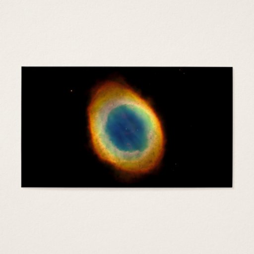 Customizable Ring Nebula (Hubble Telescope) Business Card Template