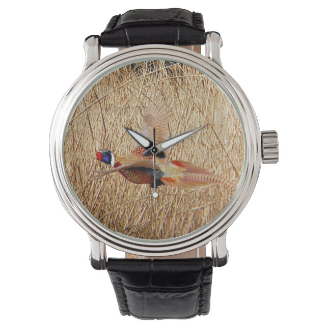 Ring Neck Pheasant Gifts, Pheasant Hunting Watch (Front)