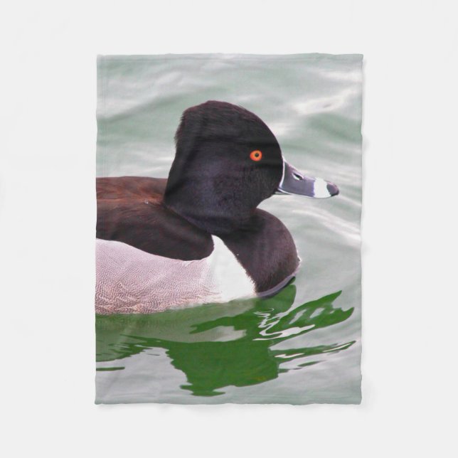 Ring Necked Duck Fleece Blanket (Front)