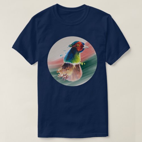 Ring Necked Pheasant Shirt Fowl Hunter  T_Shirt