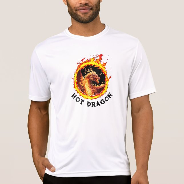 *~*  Ring of Fire AP88 Sizzling Hot Dragon  T-Shirt (Front)
