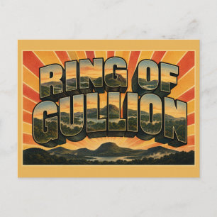 Ring of Gullion Northern Ireland Vintage Travel Postcard