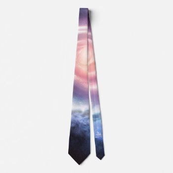 Ring Of Hope In Space Custom Pro Necktie Design by MyBindery at Zazzle