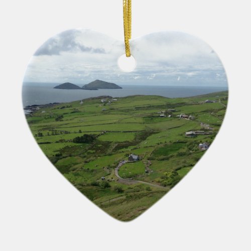 Ring Of Kerry Ireland Irish Ocean View Ceramic Ornament