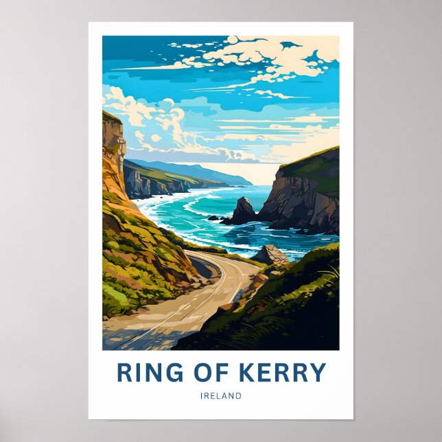 Ring of Kerry Ireland Travel Print (Front)