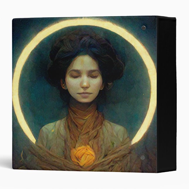 Ring Of Light 2 Fantasy Sci-fi 3 Ring Binder (Back/Spine)