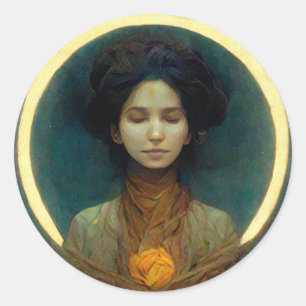 Ring Of Light 2 Fantasy Sci-fi Classic Round Sticker