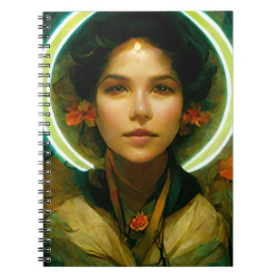 Ring Of Light Fantasy Sci-fi Notebook