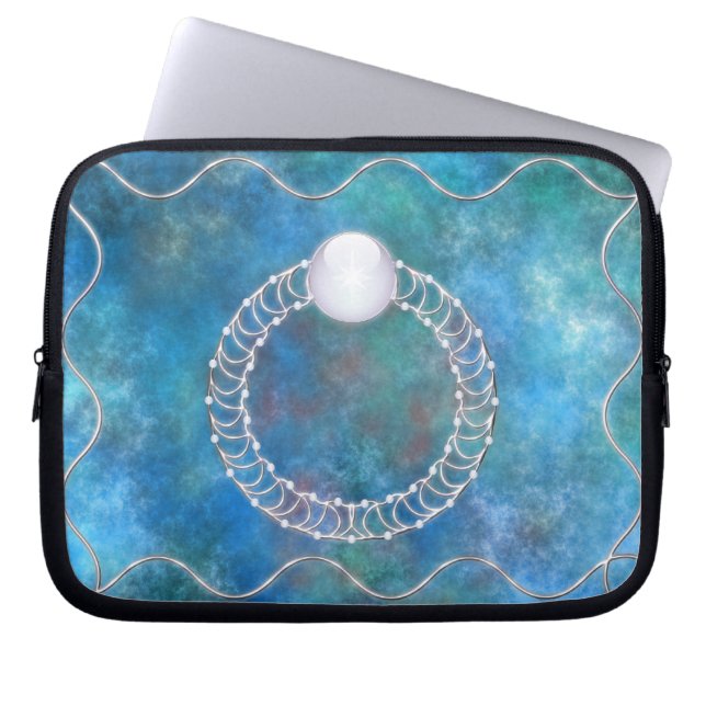 Ring of Water Laptop Sleeve (Front)