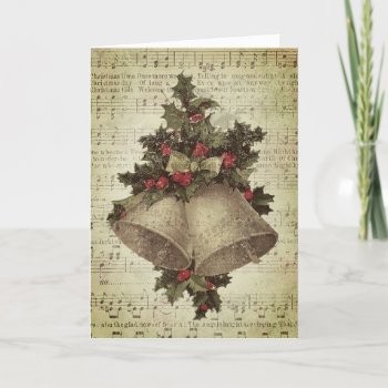 Ring Out The Christmas Bells Holiday Card by SharCanMakeit at Zazzle