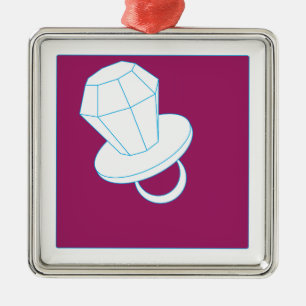 Ring Pop Metal Ornament