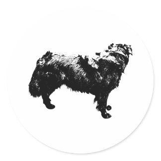 Ring-Ready Shadow Classic Round Sticker