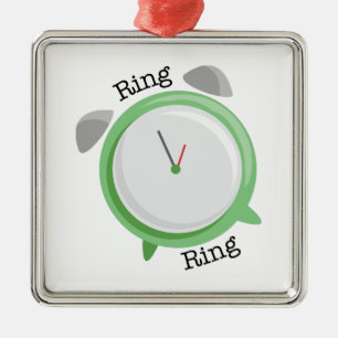 Ring Ring Metal Ornament
