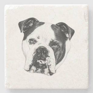 Ring-Safe Bulldog Coaster