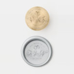 Ring Script Wedding Logo Initial Wax Seal Stamp<br><div class="desc">Modern Wedding Couples Name Logo Wax Seal</div>