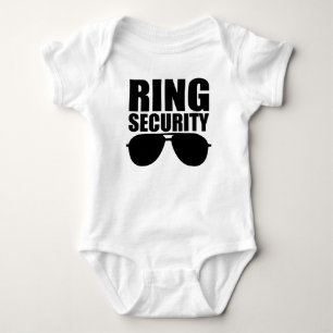 Ring Security Baby Ring Bearer Wedding Bodysuit